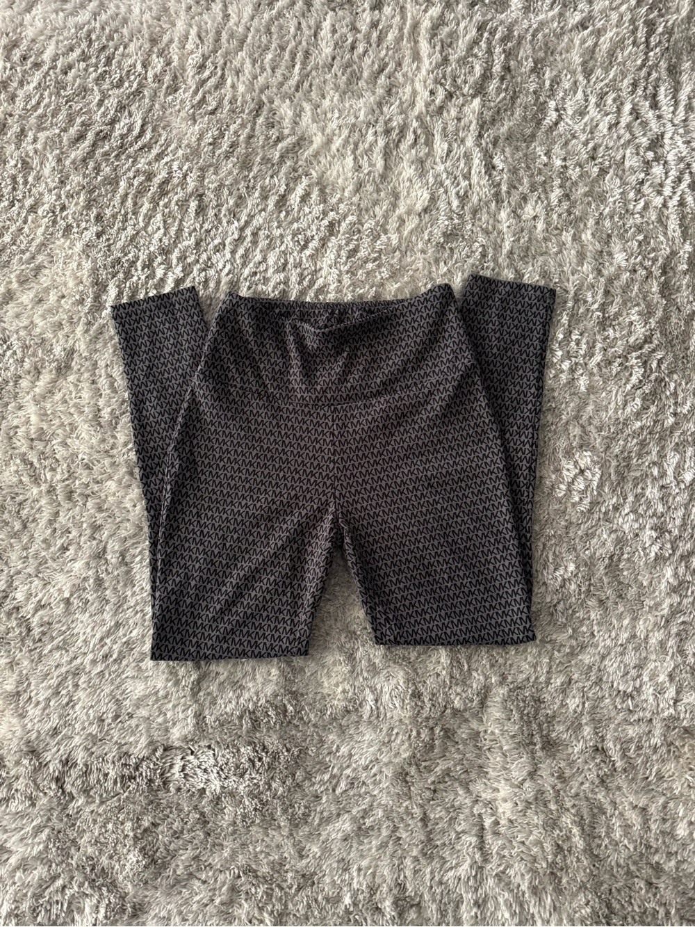 Michael Kors Black Allover Logo Leggings